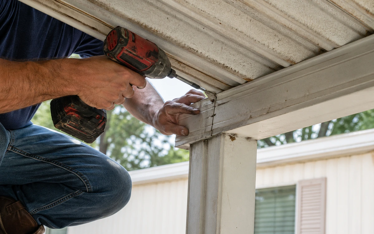 Mobile home carport repair contractor